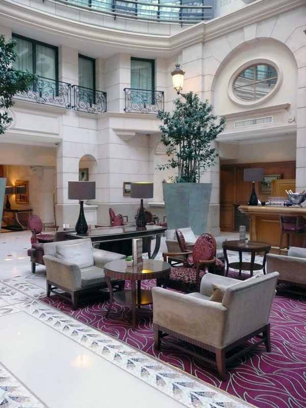 Restaurant du Marriott, le lobby de l'hôtel