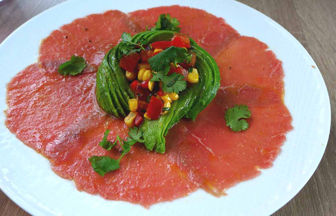 Restaurant LA CITY : Carpaccio de boeuf