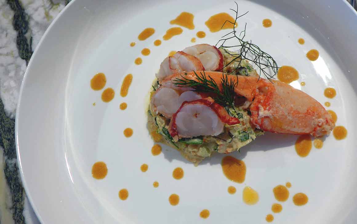 Restaurant ZEBRA : Le homard à la parisienne 