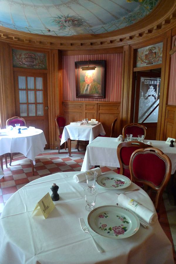 Restaurant Benoit, la salle à l'étage