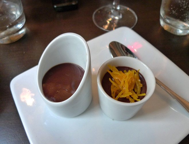 Restaurant Les Bistronomes, petits pots au chocolat