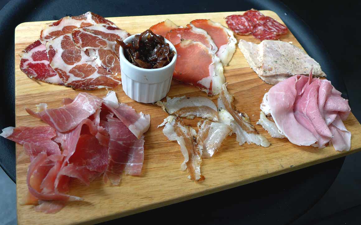 Restaurant La Cochon Gaulois, Planche de charcuteries