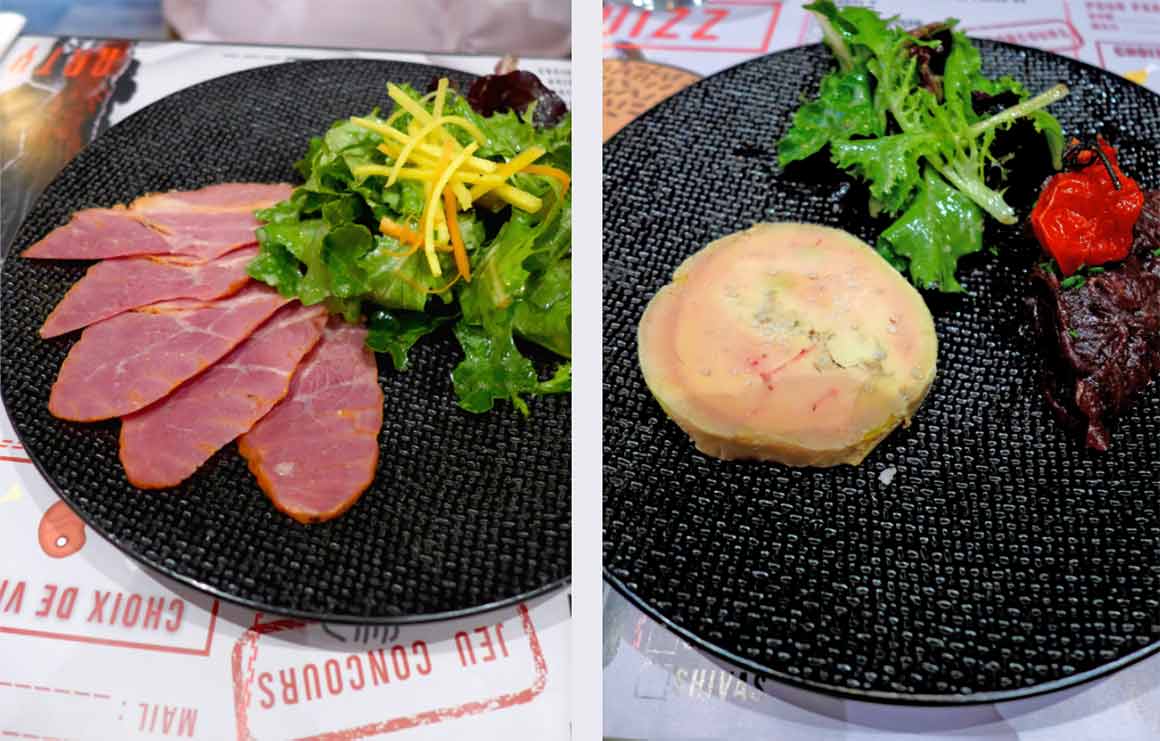 Restaurant ARTY 2: Bœuf fumé et le foie gras