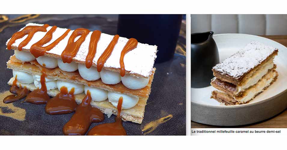 Comparaison des millefeuilles