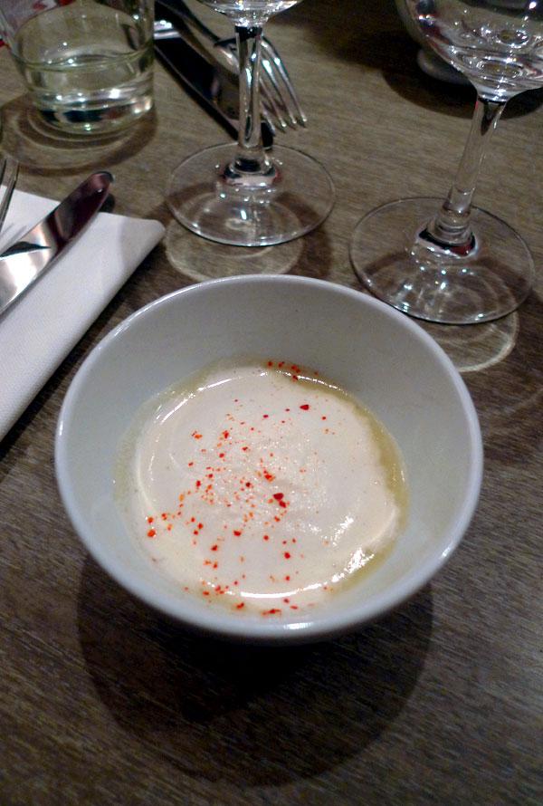 Restaurant Les Enfants Rouges : Velouté de céleri rave