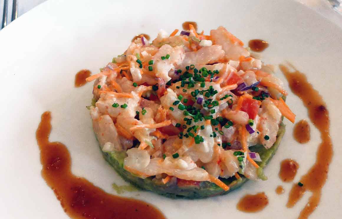 Restaurant Les Envies : Tartare d'avocat crevettes 
