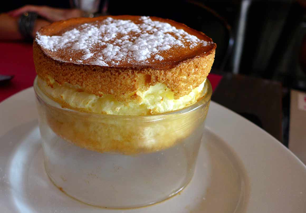 Restaurant Cook & Lab : Le soufflé au Cointreau