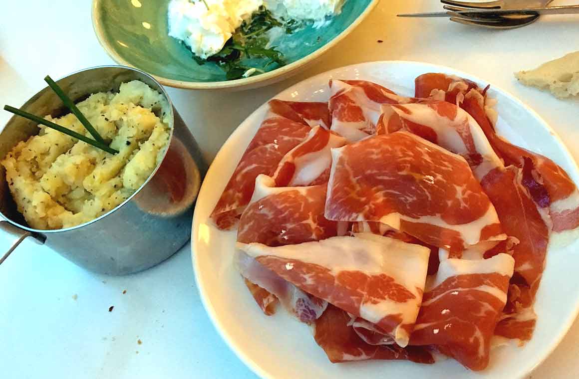 Restaurant Les Françaises : Jambon Iberico purée de pommes de terre truffée