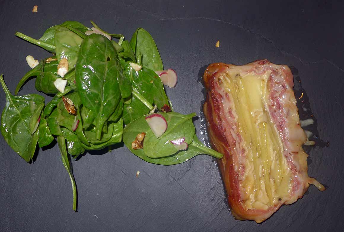 Restaurant Les Lèvres Rouges : Terrine de brie de Meaux