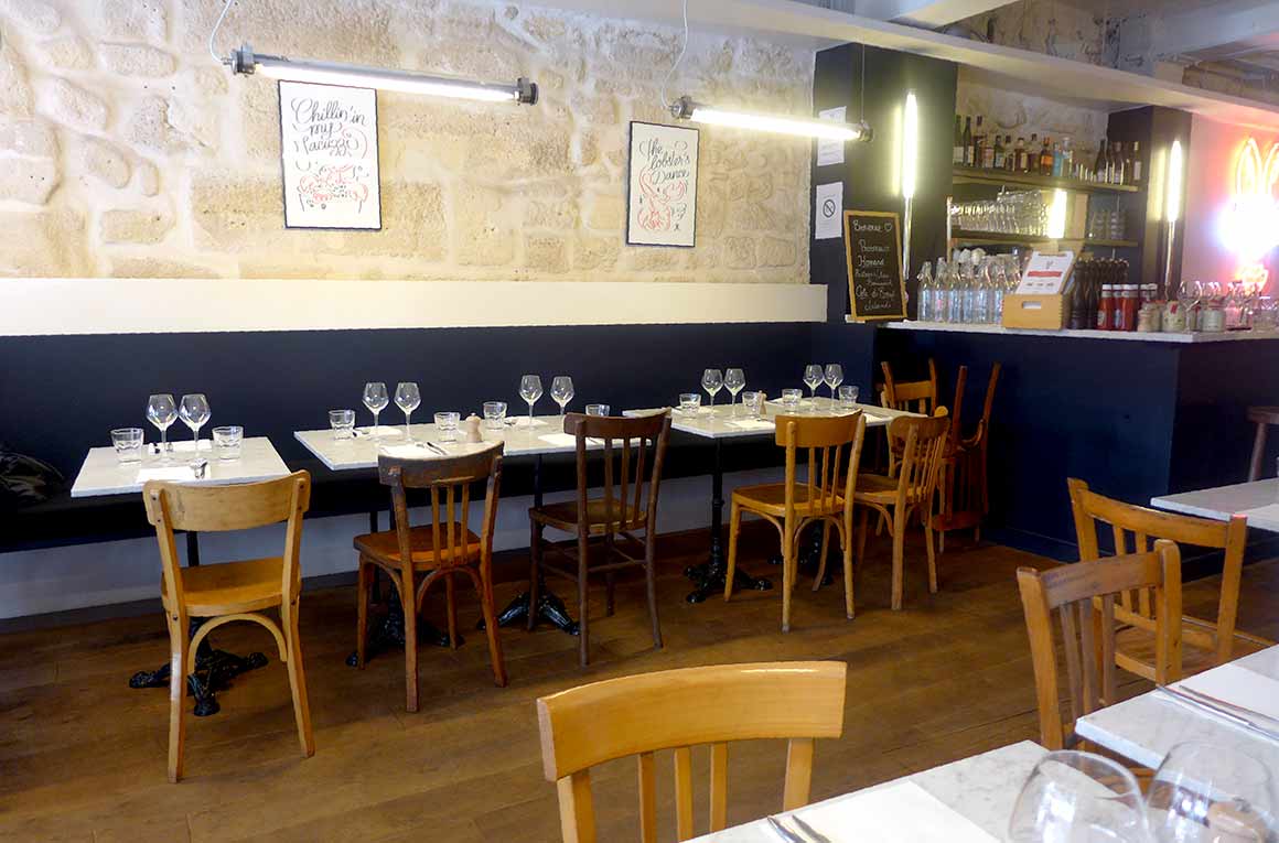 Restaurant Les Pinces Saint Germain : La salle