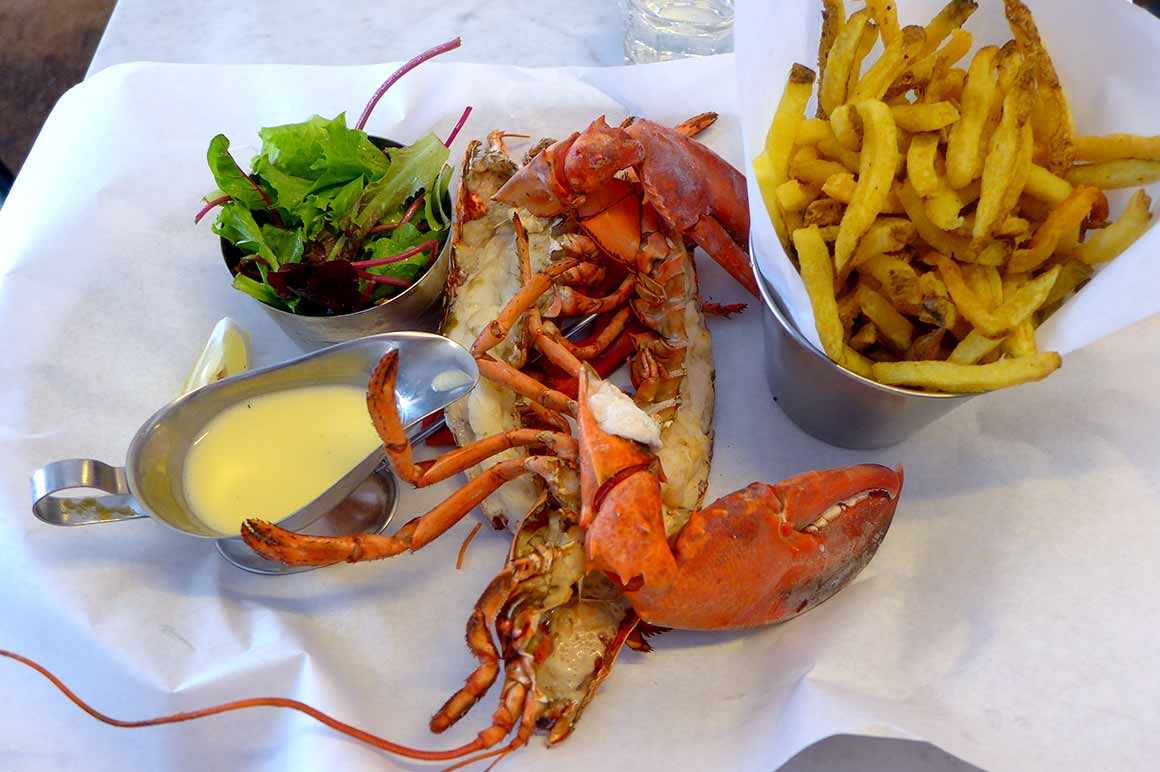 Restaurant Les Pinces Saint Germain : Homard rôti