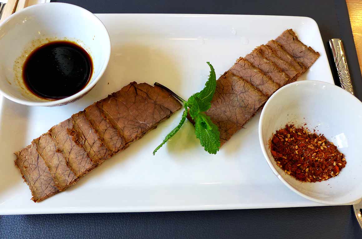 Restaurant Les Saveurs du Sichuan : Salade de boeuf séché
