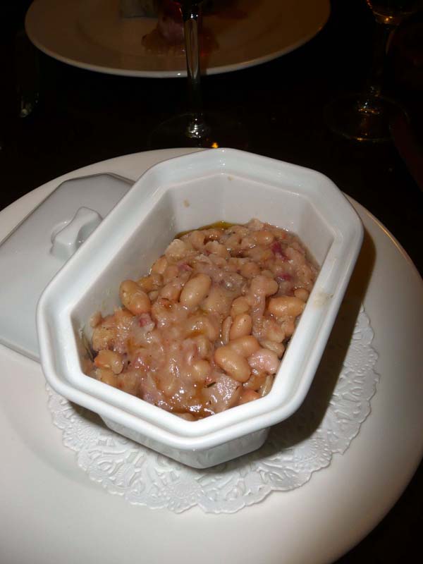 Restaurant TERRINES DE GÉRARD : Terrine tiède de haricots blancs et pied de porc