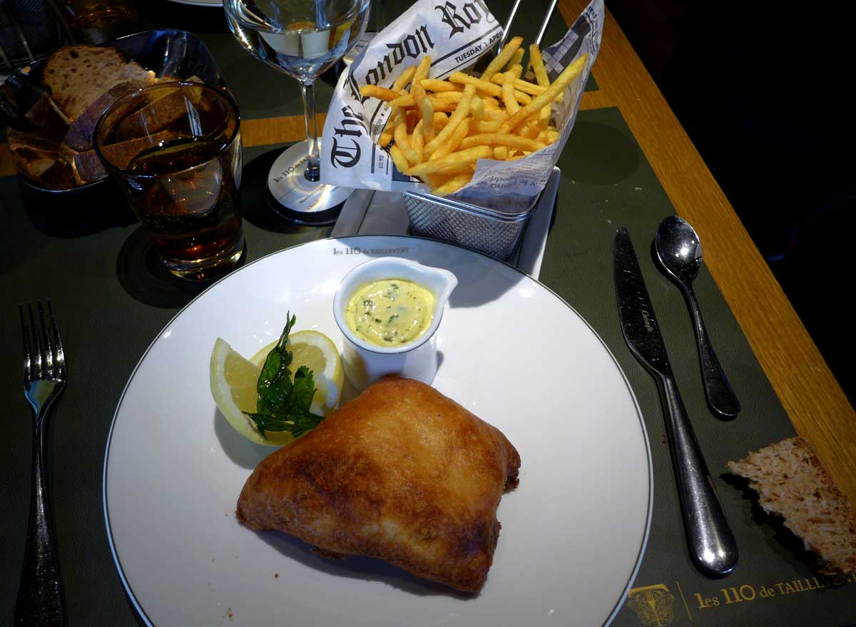 Restaurant Taillevent, Fish & Chips