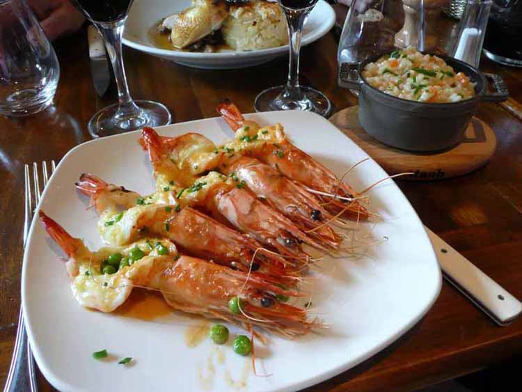 Restaurant L'Evasion, crevettes impériales BlackQwehli 