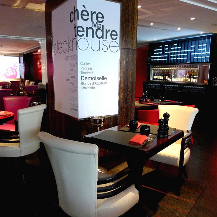 Restaurant Ma Chère & Tendre, Bel espace et mobilier confortable