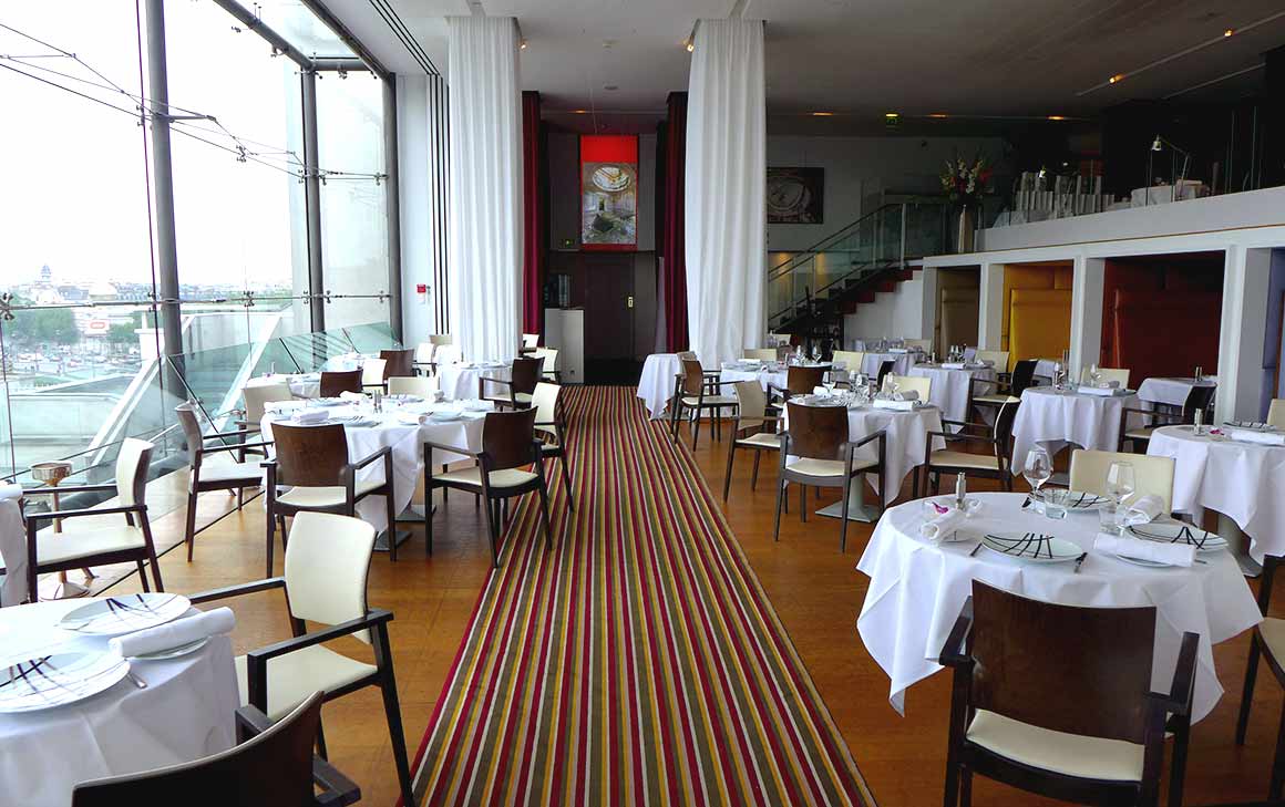 Restaurant Maison Blanche, La salle