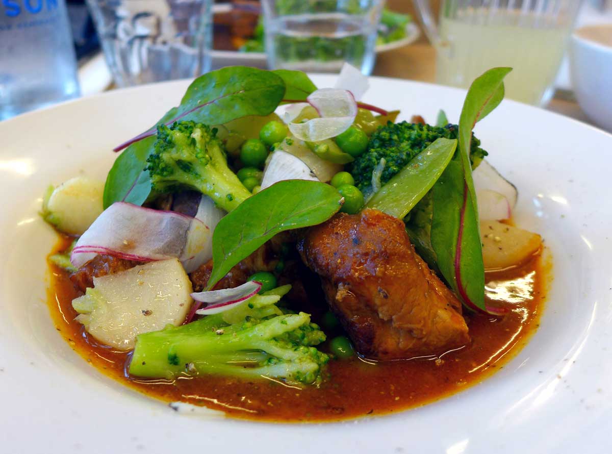 Restaurant Maison Plisson, sauté de veau 