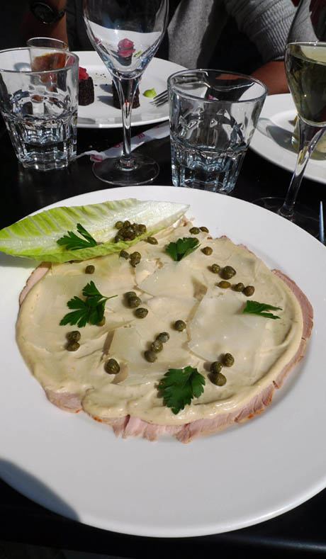 Restaurant Mama Shelter, Le vitello tonato