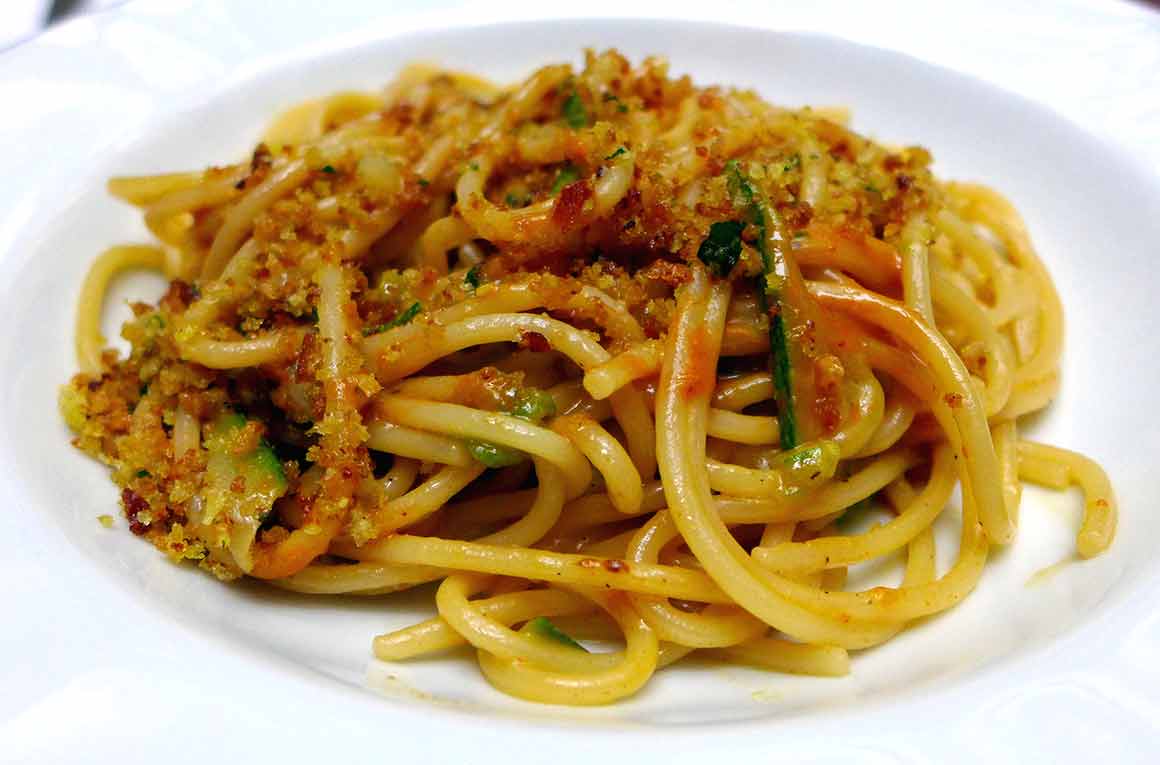 Restaurant Penati Al Baretto : Spaghetti aux langues d`oursins