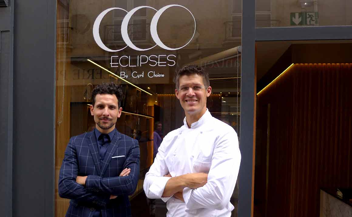 Restaurant Eclipses, nicolas Casal et le chef Cyril Choisne