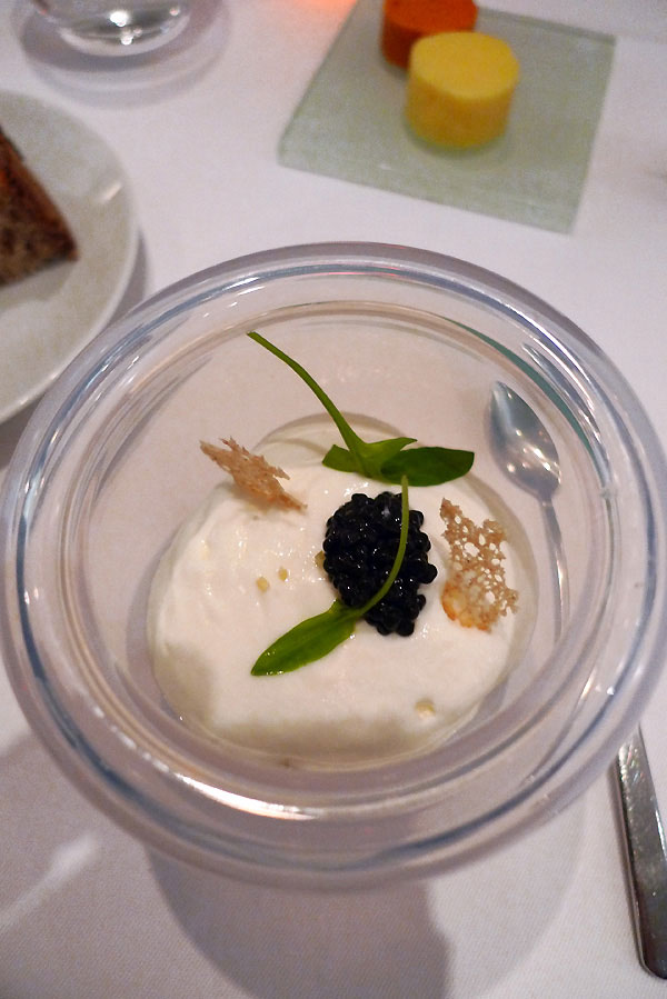 Restaurant Le Passage 53, huitre mousse de haddock