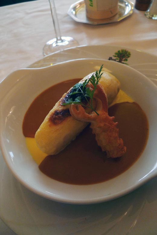 Restaurant Paul Chêne, La quenelle de brochet sauce Nantua