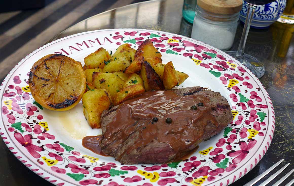 Restaurant Pink Mamma, Viande grillée Mamma's steak cut