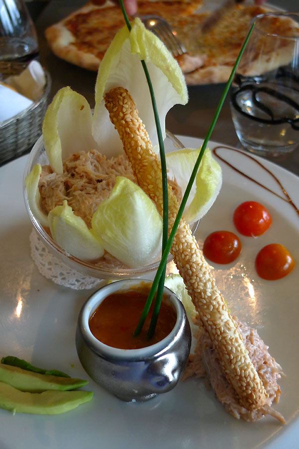 Restaurant de la Plage de monsieur Hulot : Verrine de chair de crabe