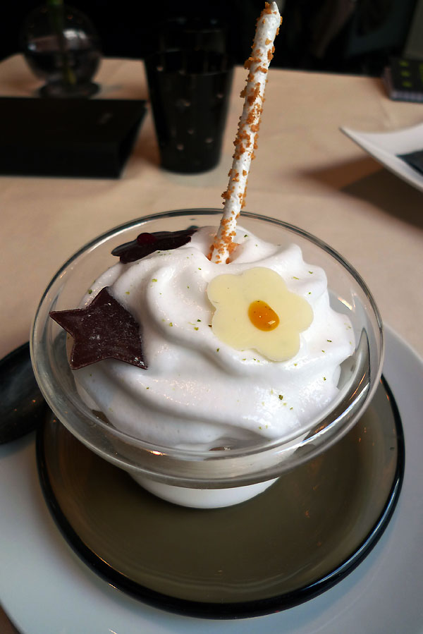 Restaurant Frédéric Simonin, Coupe Exotique crémeux aux fruits de la passion