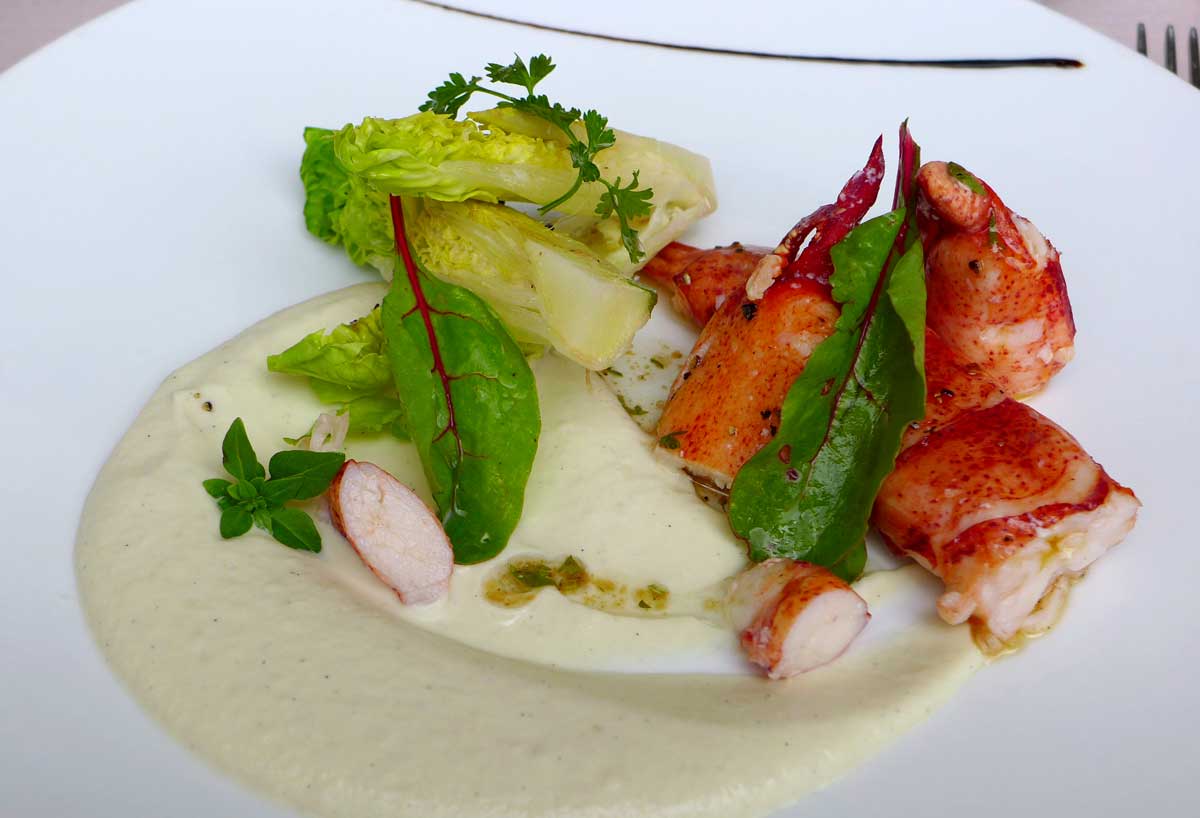 Restaurant Minipalais, Salade de homard avec une fine mousseline de fenouil