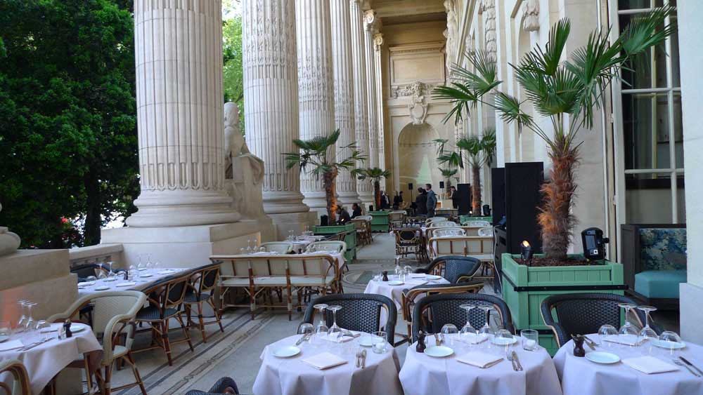 La terrasse du Mini Palais