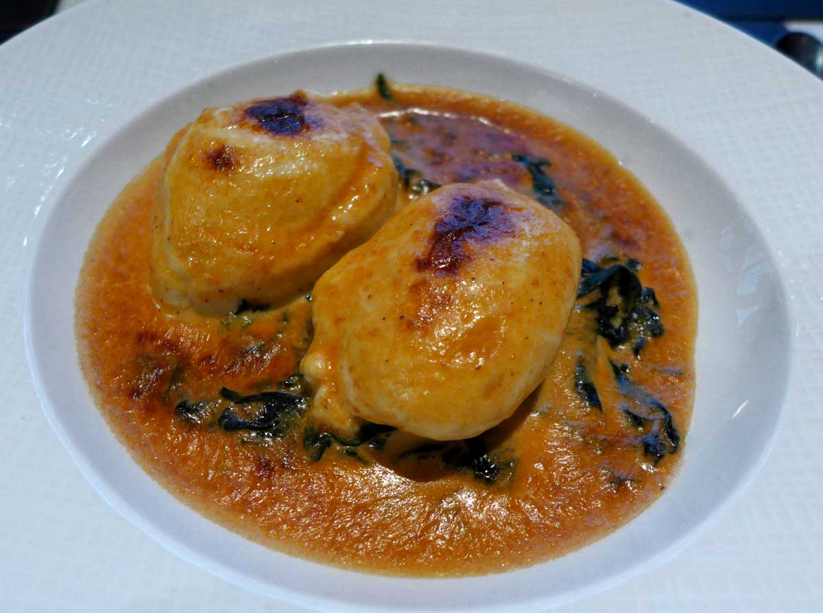 Restaurant Lazare, Quenelles de brochet sauce Nantua