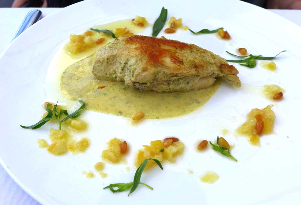 Ô Restaurant : Suprême de poulet mariné au citron