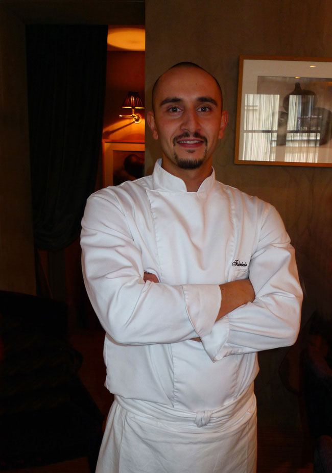 Restaurant SENSING : Le chef Fabrizio La Mentia