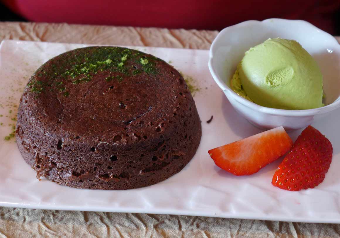 Restaurant Shiki : Fondant au chocolat