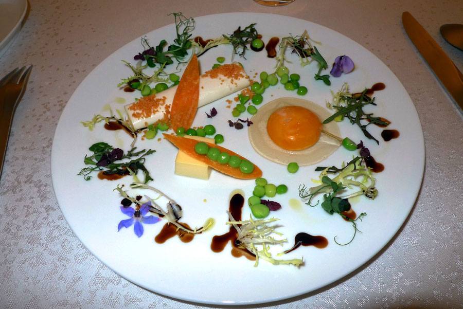 Restaurant Mandarin Oriental : L'oeuf éclaté