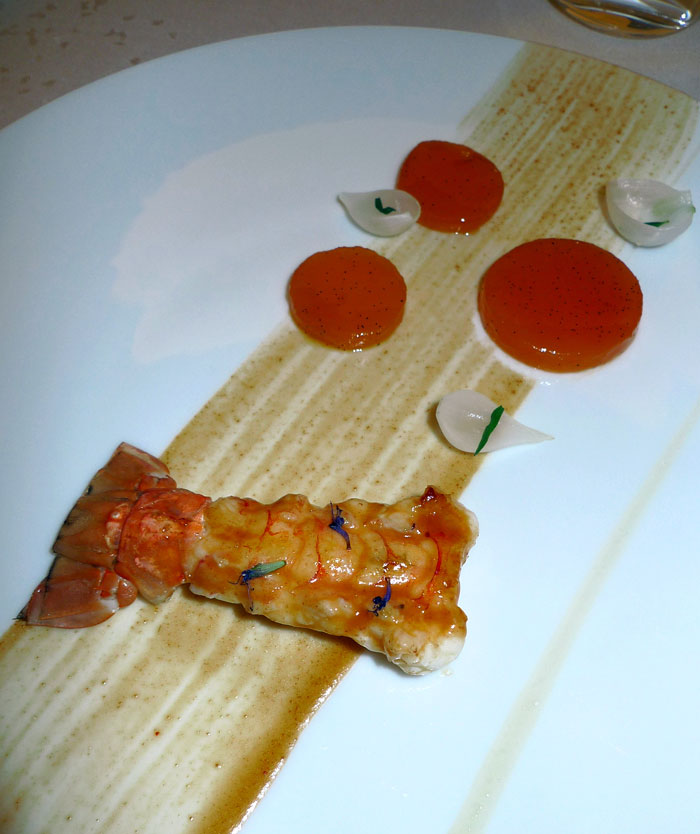 Restaurant Mandarin Oriental : Langoustine avec melon rôti