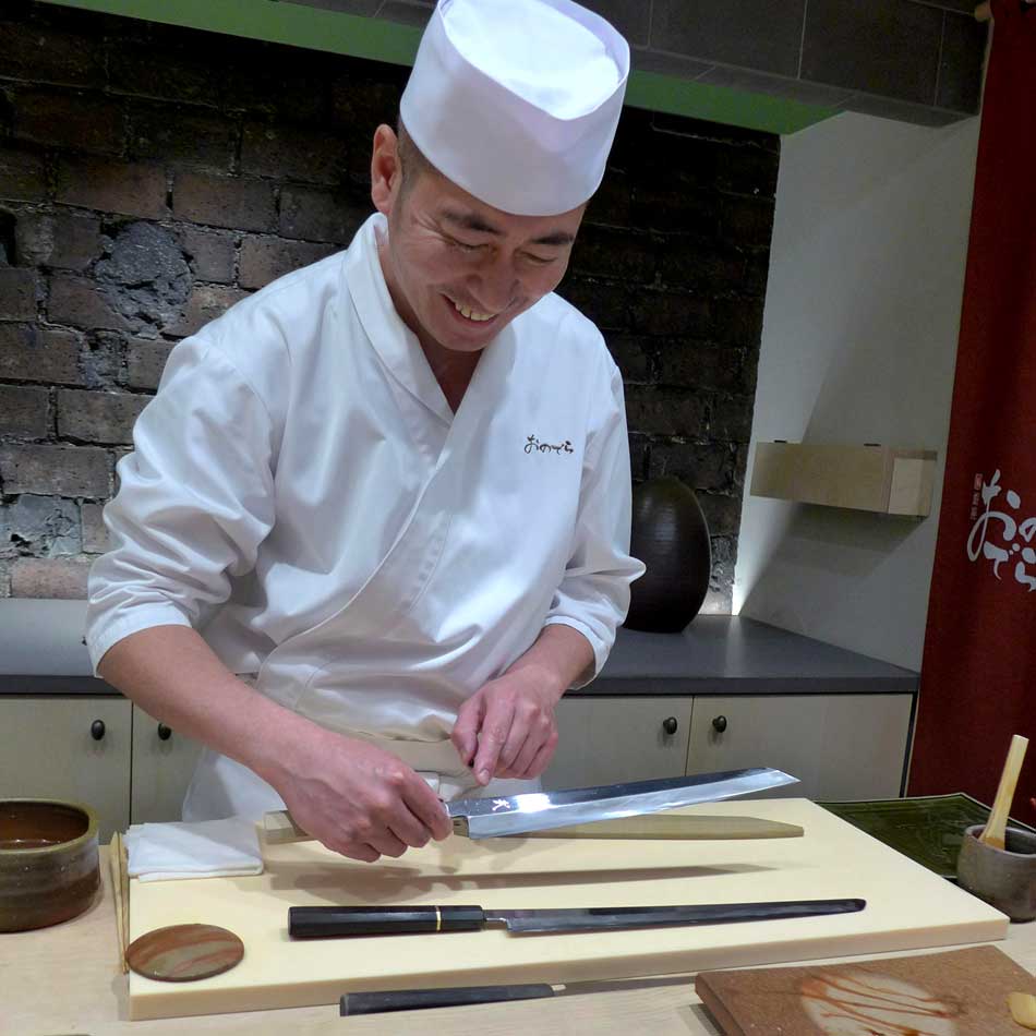 Le chef Takeshi Morooka 