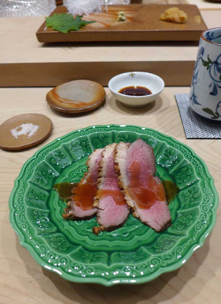 Restaurant Sushi Ginza Onodera, Canard