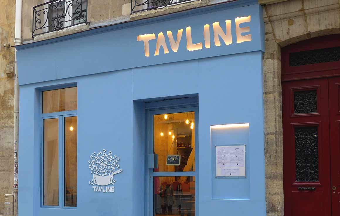 Le restaurant Tavline façade