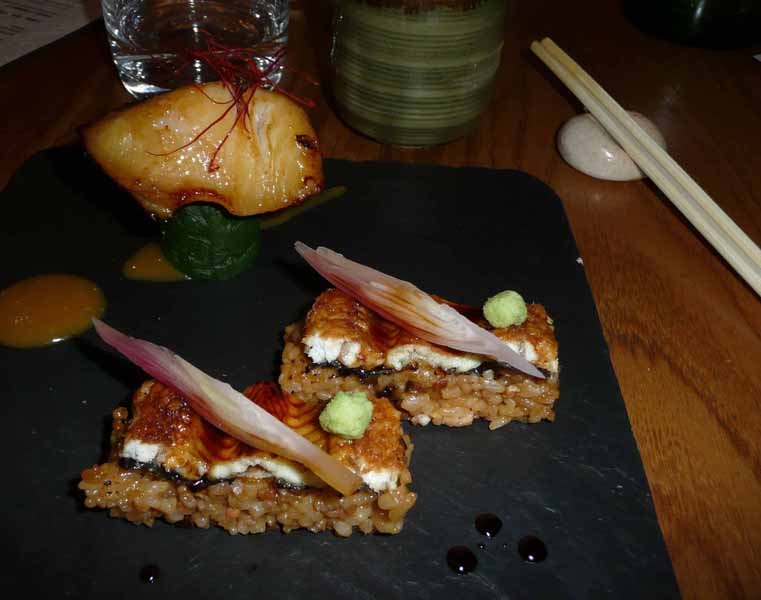 Restaurant OZU : Le turbot et crabe croustillants