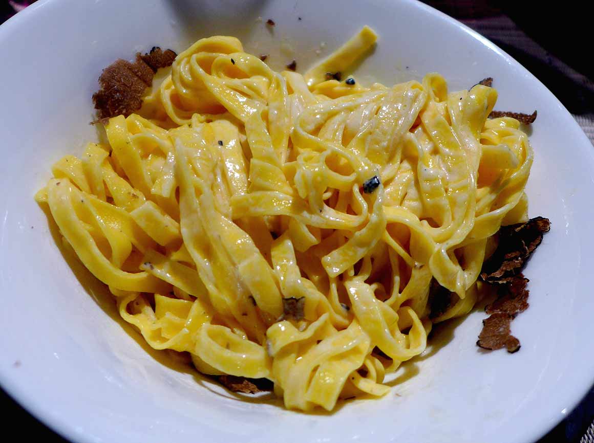 Restaurant Truffes Folies : Tagliatelle aux Truffes