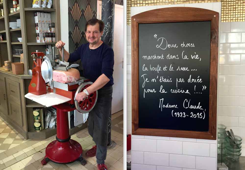 Bistrot Chez Mme Claude, Ludovic Perraudin - la profession de foi de Madame Claude