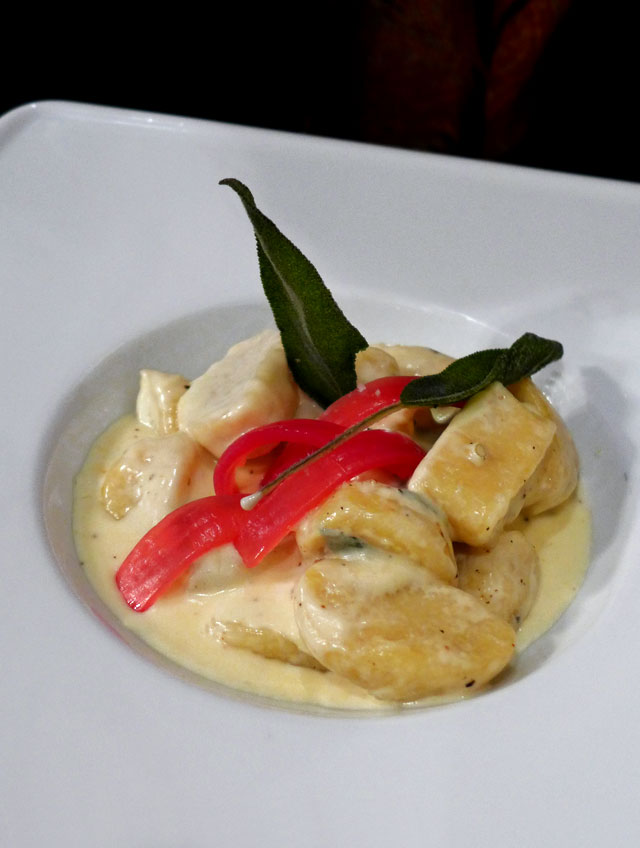 Restaurant VIOLA : Gnocchis maison à la sauge