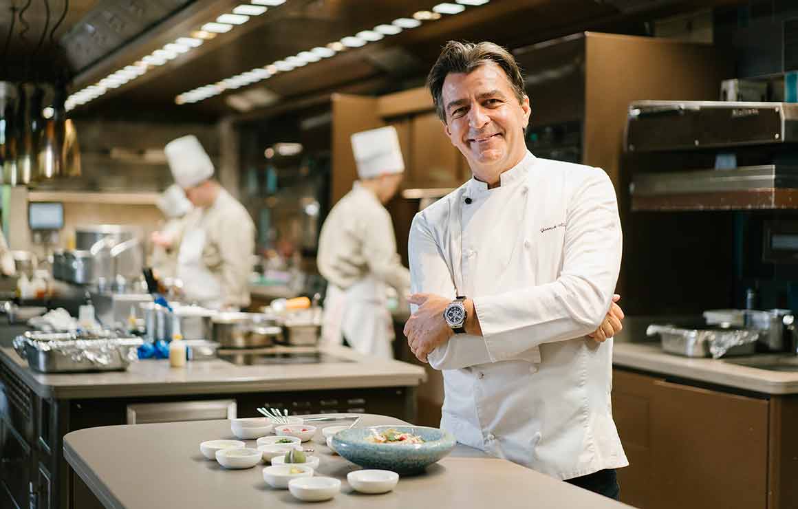 Le chef Yannick Alléno