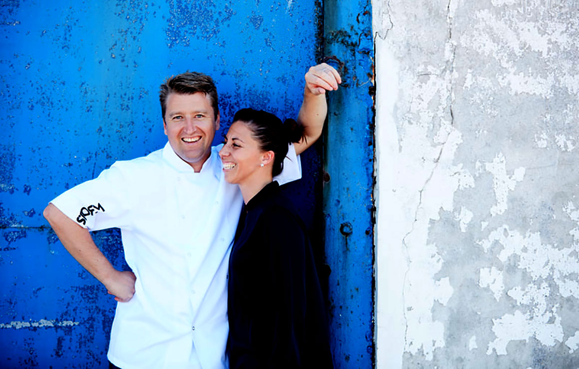 Chef Michiel Rabaey et Nathalie