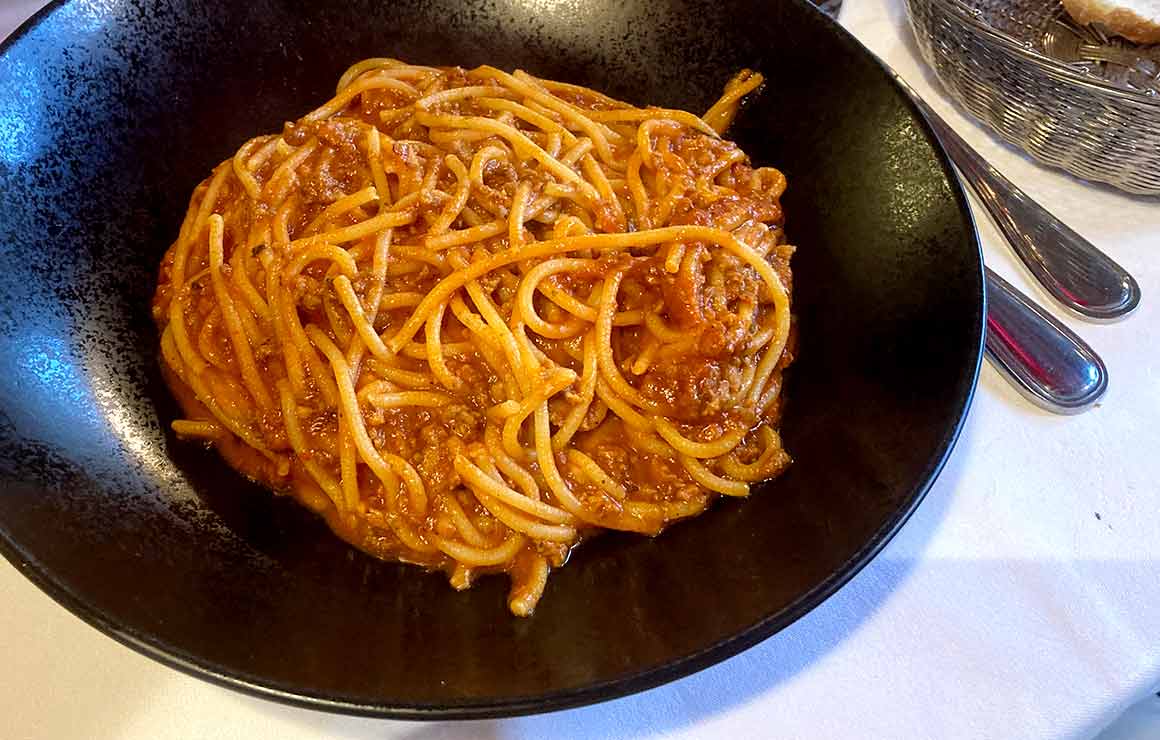 Da Alfredo spaghetti bolognaise