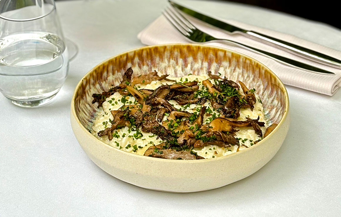 Le Petit Marguerite Risotto aux champignons
