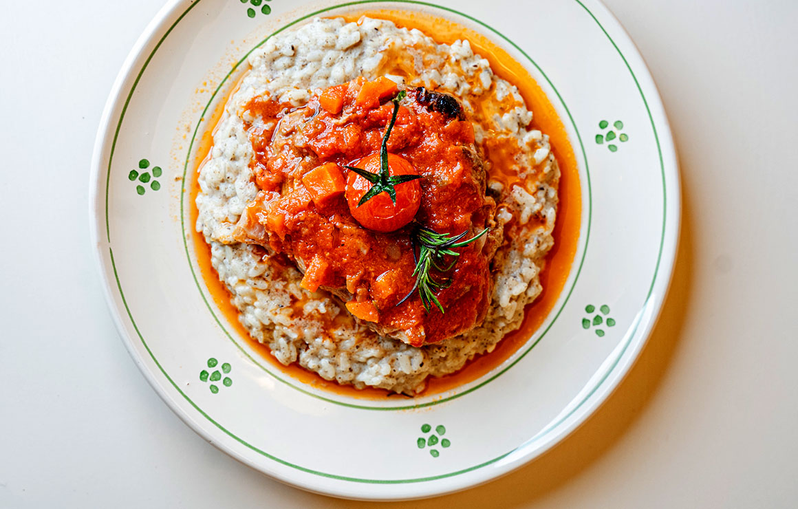 Ninetta Ossobuco et Risotto